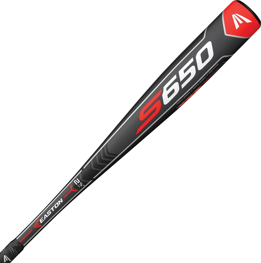 Easton 2018 S650 (-3) BBCOR Bat - Dark Gray Red
