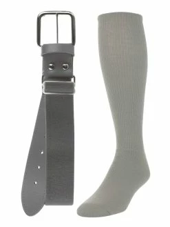 Twin City Belt Knee High Sock Combo - Gray