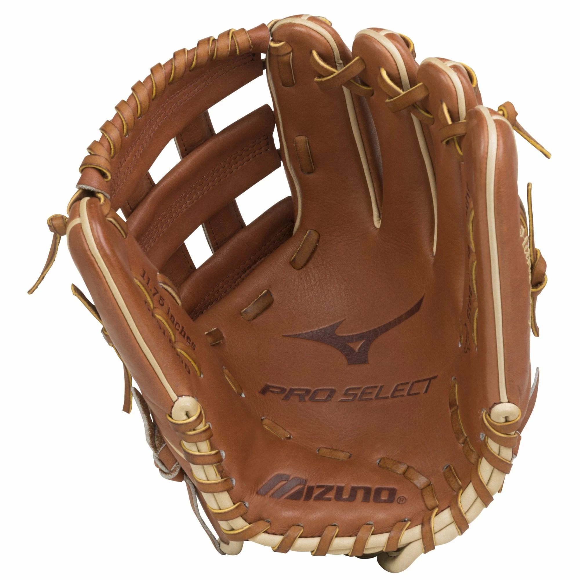 Mizuno Pro Select 11.75" Infield Glove GPS1-600D - Brown - Image 2