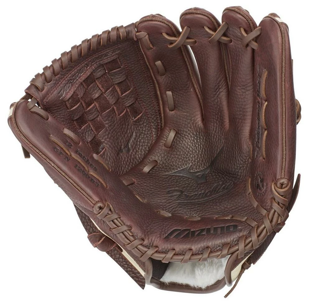 Mizuno Franchise Baseball 12.00" Pitcher/Oufield Glove GFN1200B3 - Coffee Silver - Image 2