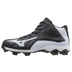 Mizuno 9-Spike Advanced Franchise 8 Mid - Black White