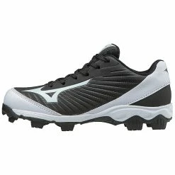Mizuno Youth 9-Spike Advanced Franchise 9 Low Molded Cleats - Black White