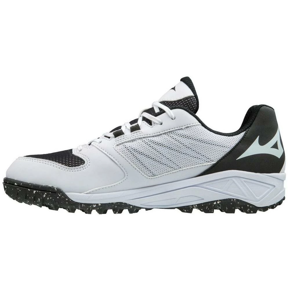 Mizuno Dominant All-Surface Low Turf Shoe - White Black