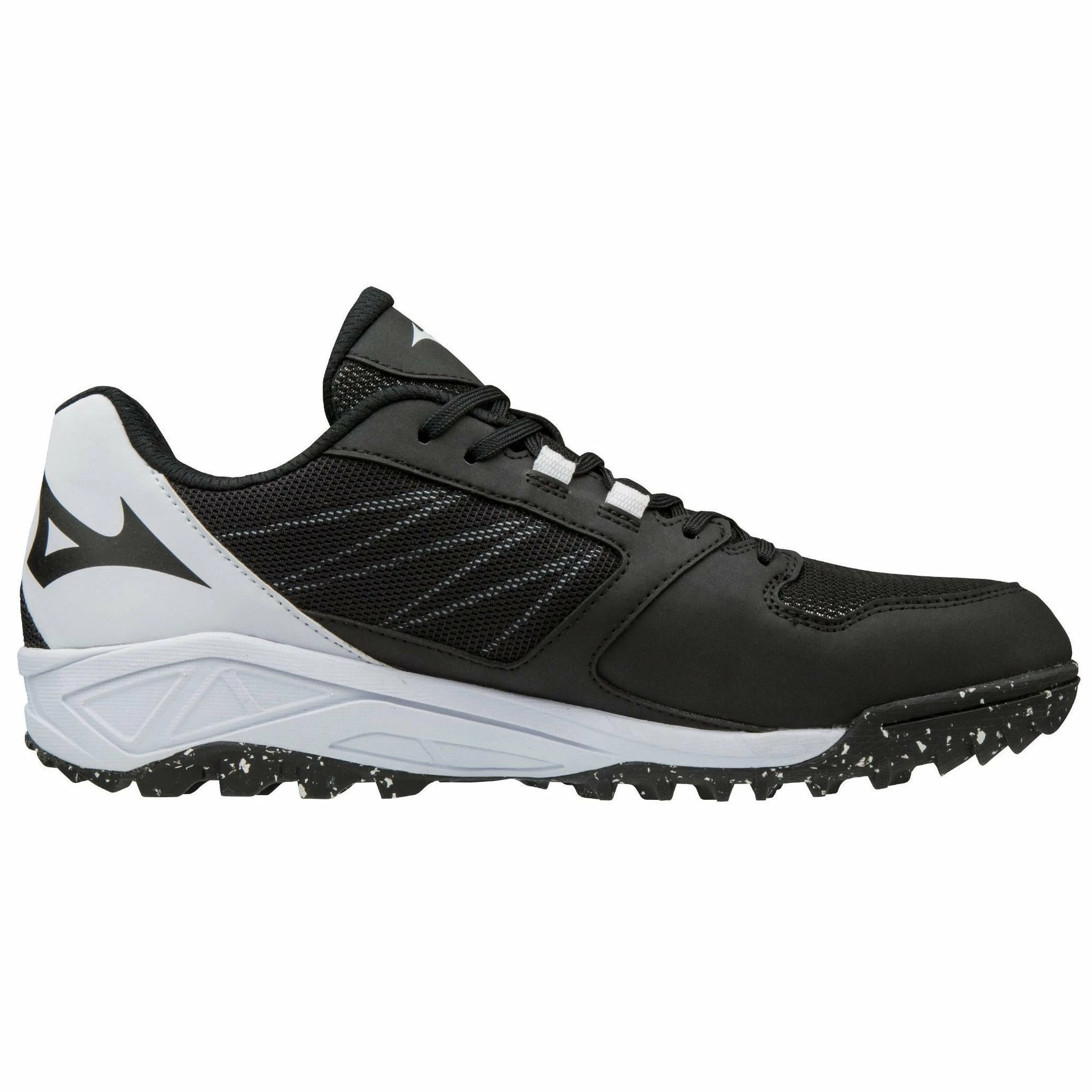 Mizuno Dominant All-Surface Low Turf Shoe - Black White - Image 2