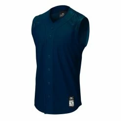 Mizuno Elite Mesh Game Jersey Sleeveless - Navy