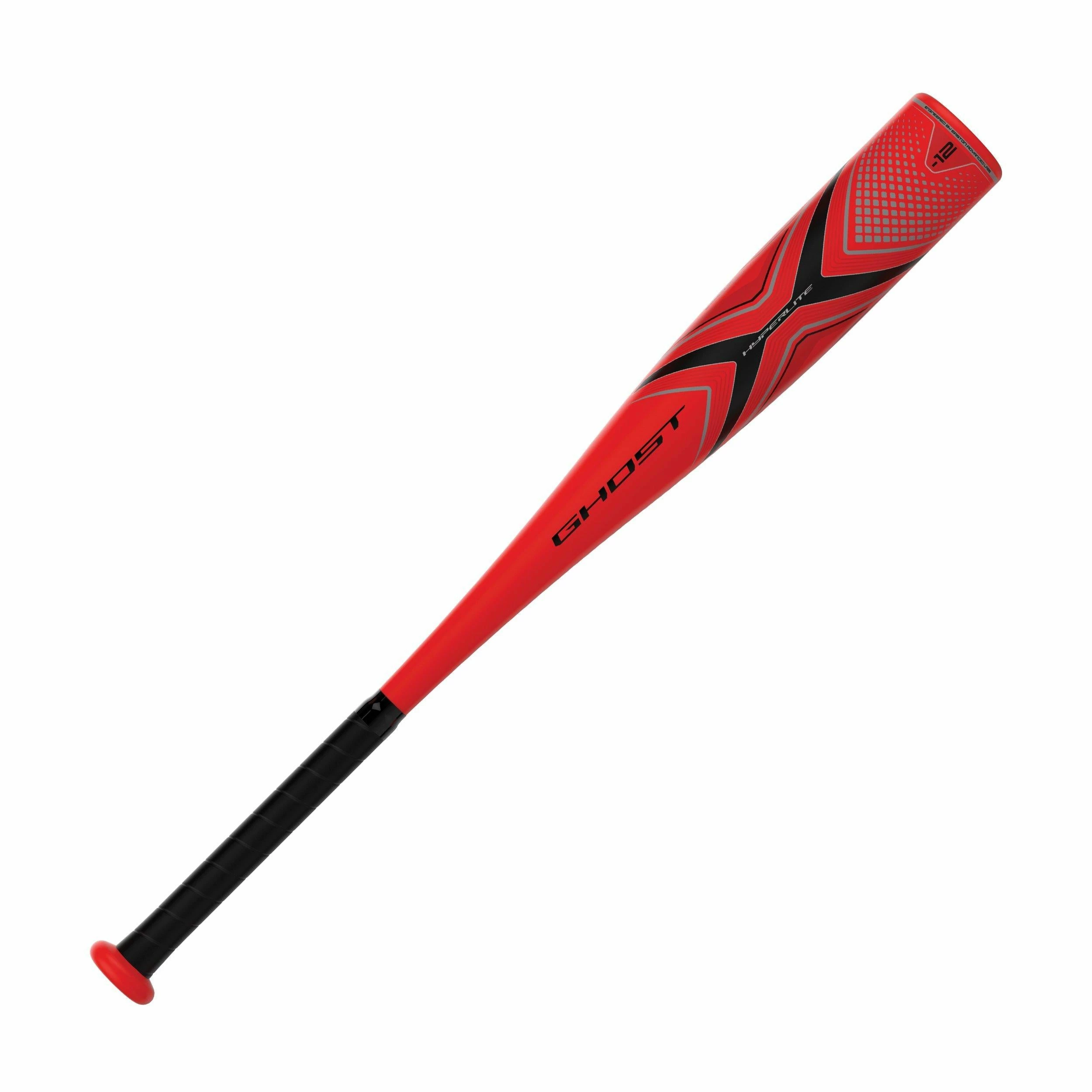 Easton 2019 Ghost X HyperLite (-12) Jr Big Barrel 2 3/4" Bat - Black Red