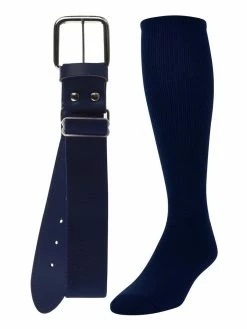 Twin City Belt Knee High Sock Combo - Navy