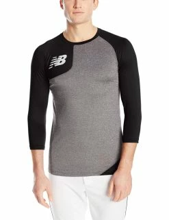 New Balance Asym Baseball Base Layer Right - Black