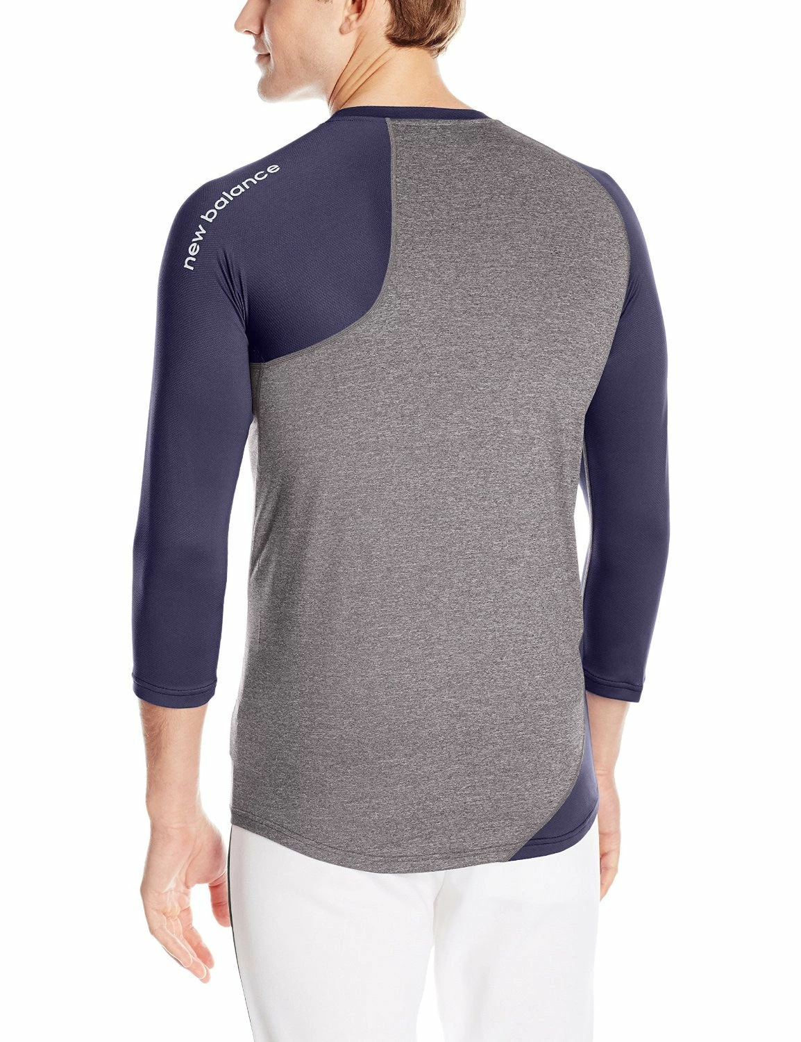 New Balance Asym Baseball Base Layer Left - Navy - Image 2