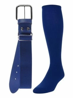 Twin City Belt Knee High Sock Combo - Royal