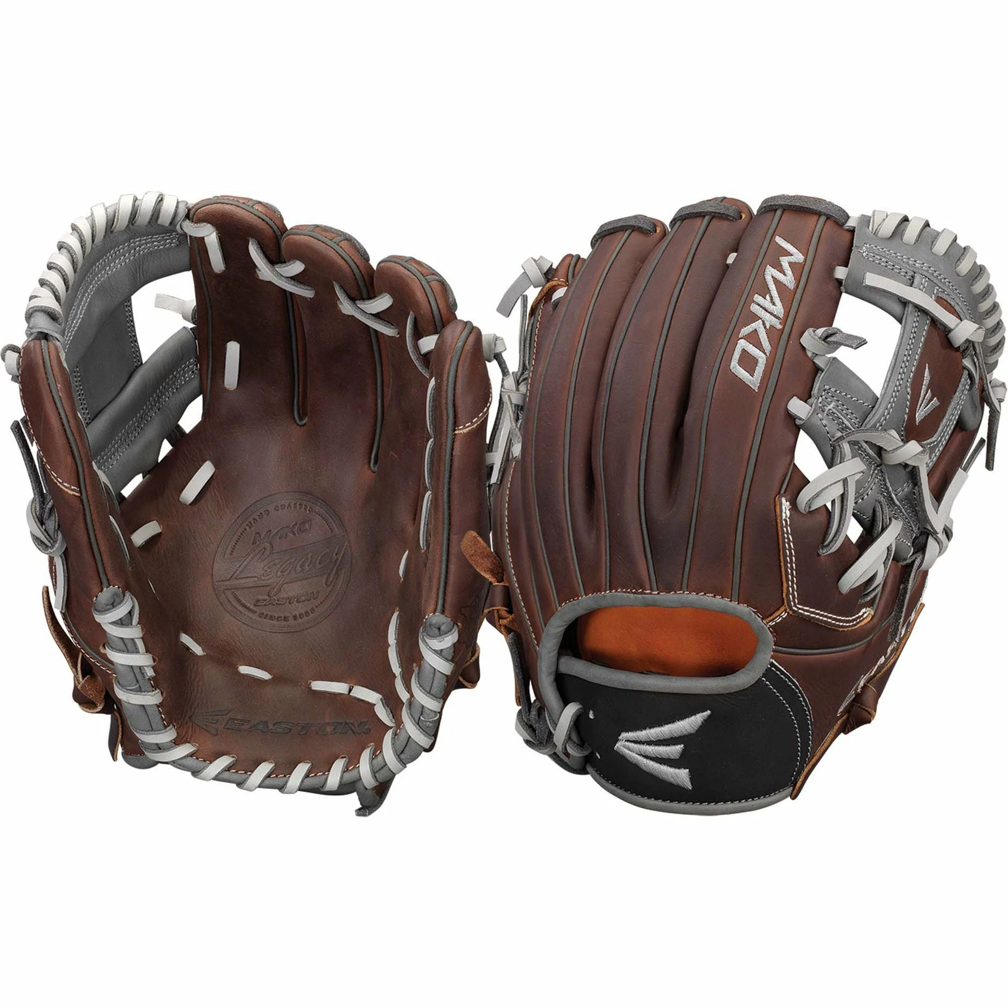 Easton Mako Legacy 11.50" I-Web Infield Glove - Brown Gray - Image 3