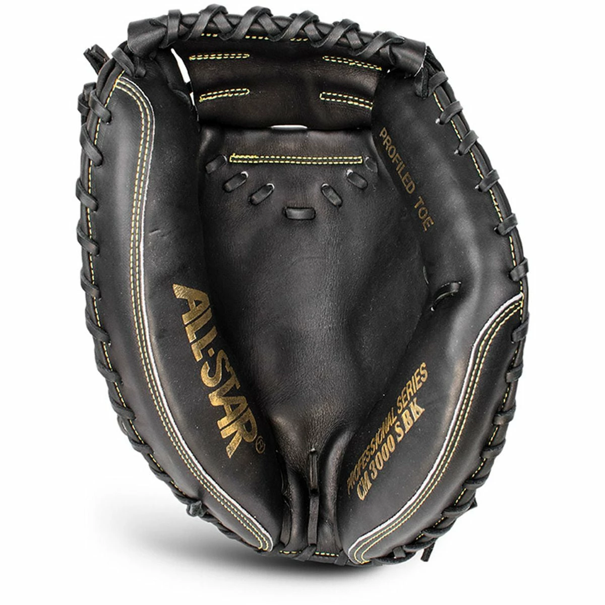 All-Star Pro-Elite Series 33.50" CM3000SBK-1 Catcher's Mitt - Black - Image 2