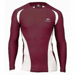 Easton Qualifier Adult Compression Long Sleeve Jersey A164345 Maroon