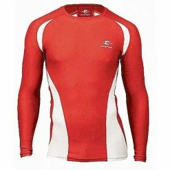 Easton Qualifier Adult Compression Long Sleeve Jersey A164345 Red