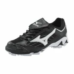 Mizuno 9-Spike Youth Franchise Low G5 Black-White