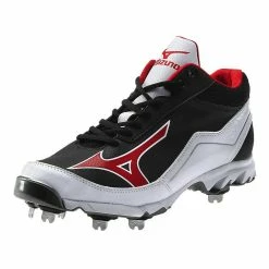 Mizuno 9 Spike Swagger Mid Black / Red