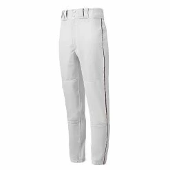 Mizuno Premier Piped Pant - White-Red