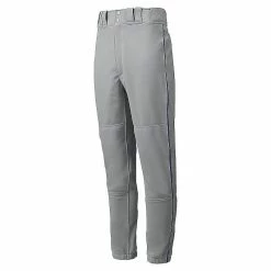 Mizuno Premier Piped Pant - Grey-Navy
