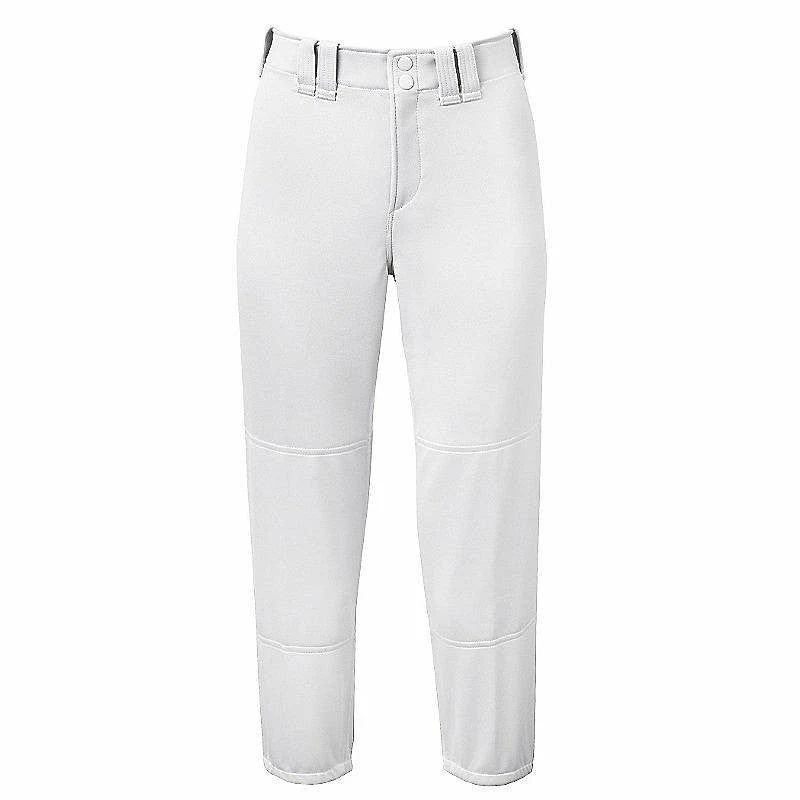 Mizuno Select Belted Low Rise Fastpitch Pant - White