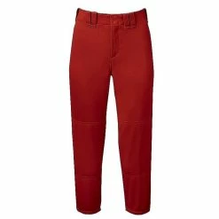 Mizuno Select Belted Low Rise Fastpitch Pant - Red