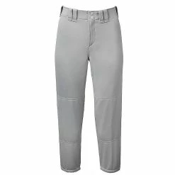 Mizuno Select Belted Low Rise Fastpitch Pant - Grey