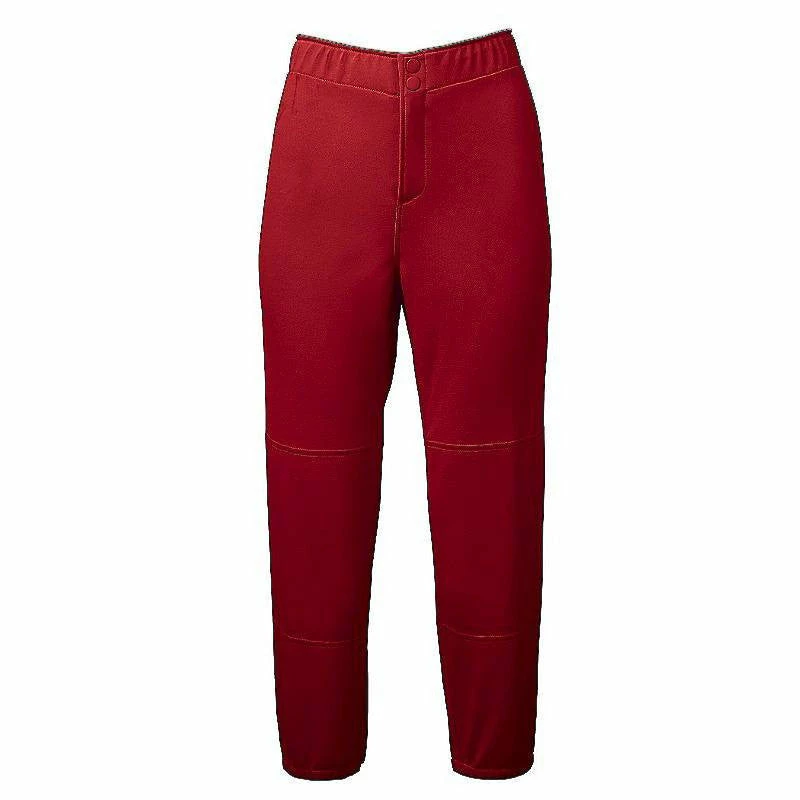 Mizuno Select Non-Belted Low Rise Fastpitch Pant - Red