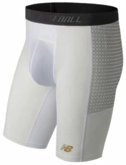 New Balance Men's 4040 Baseball Sliding Short - White