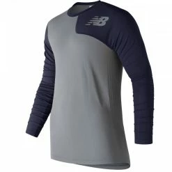 New Balance Seamless X4J Asymmetrical Shirt Left - Navy
