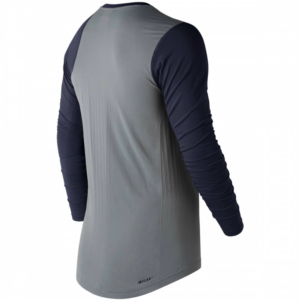 New Balance Seamless X4J Asymmetrical Shirt Left - Navy - Image 2