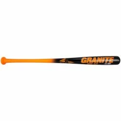Pinnacle Sports Pinnacle Granite Adult Bamboo Hickory Bat - Orange Black
