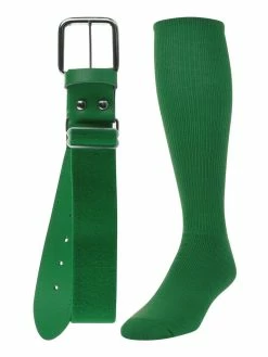Twin City Belt Knee High Sock Combo - Kelly