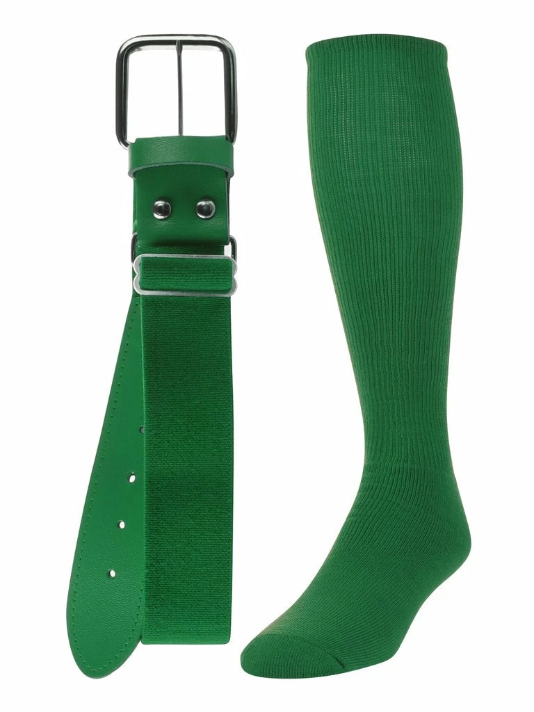 Twin City Belt Knee High Sock Combo - Kelly