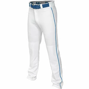 Easton Mako 2 Piped Youth Baseball Pant - White Royal
