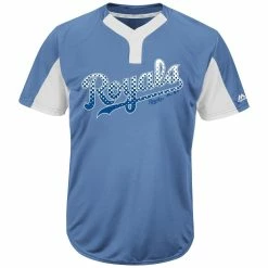 Majestic IY83-I383 MLB Premier Eagle 2-Button Jersey - KC Royals