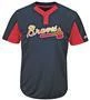 Majestic IY83-I383 MLB Premier Eagle 2-Button Jersey - Braves