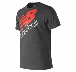New Balance Baseball Heather Tech Tee - Black Heather