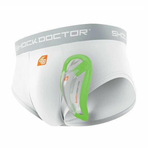 Shock Doctor Core Brief With Bio-Flex Cup - White - Image 2